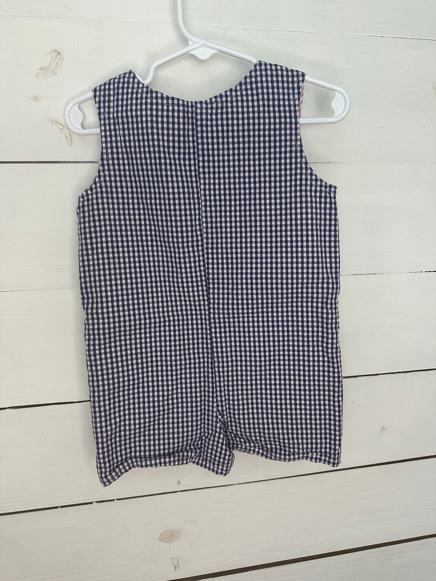 18-24M - Wiggles & Giggles USA Blue Gingham Jon Jon