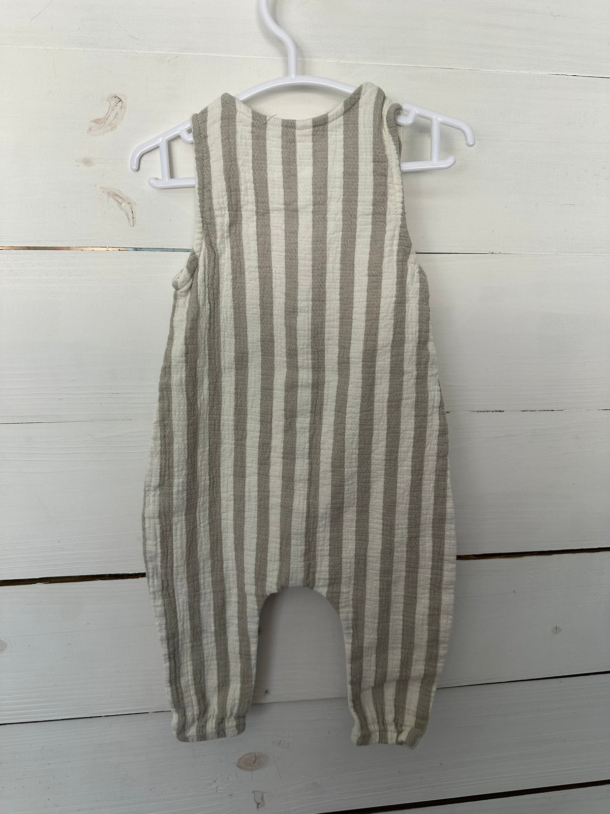 3-6M - Quincy Mae Striped Romper