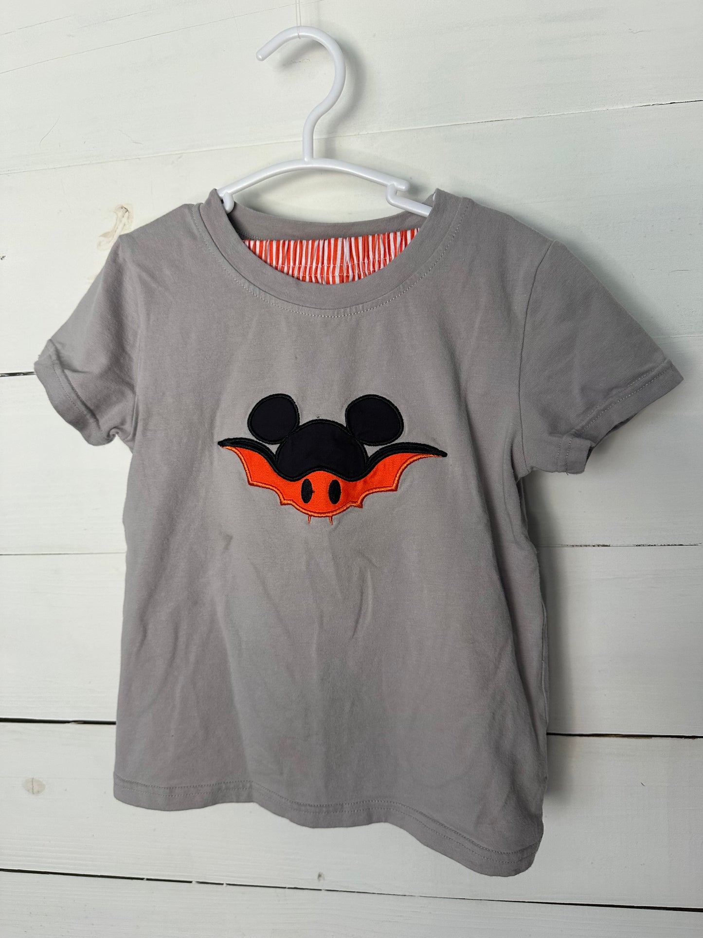 4T - MK Clothing Designs - Mickey Mouse Bat Tshirt and Matching Shorty Shorts