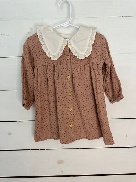 2T - H&M Dainty Floral Collared Dress