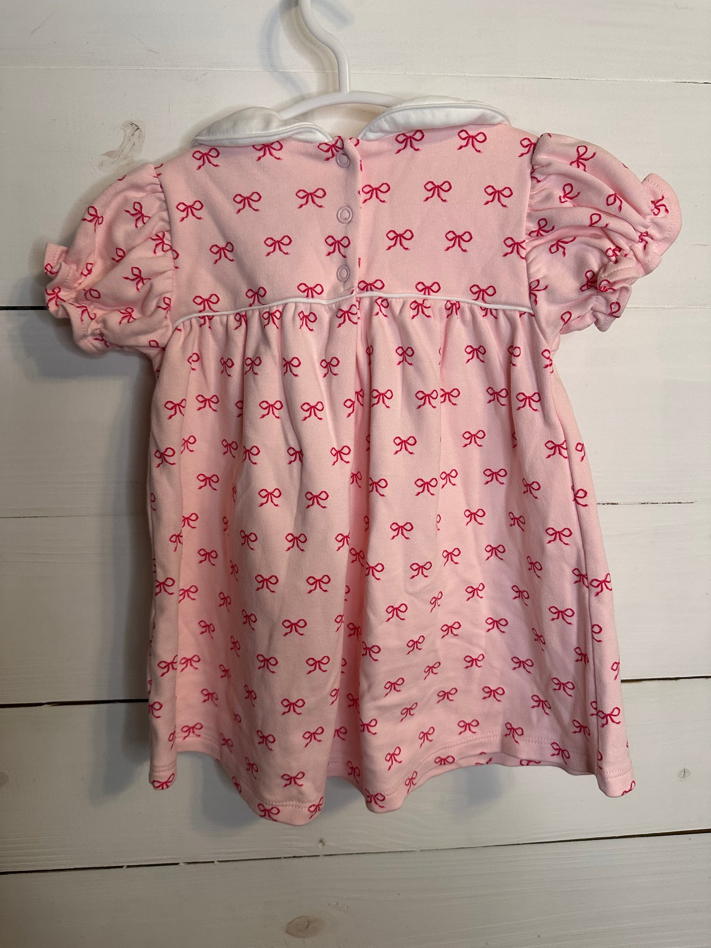 2T - TBBC Pink Bow Holly Day Dress