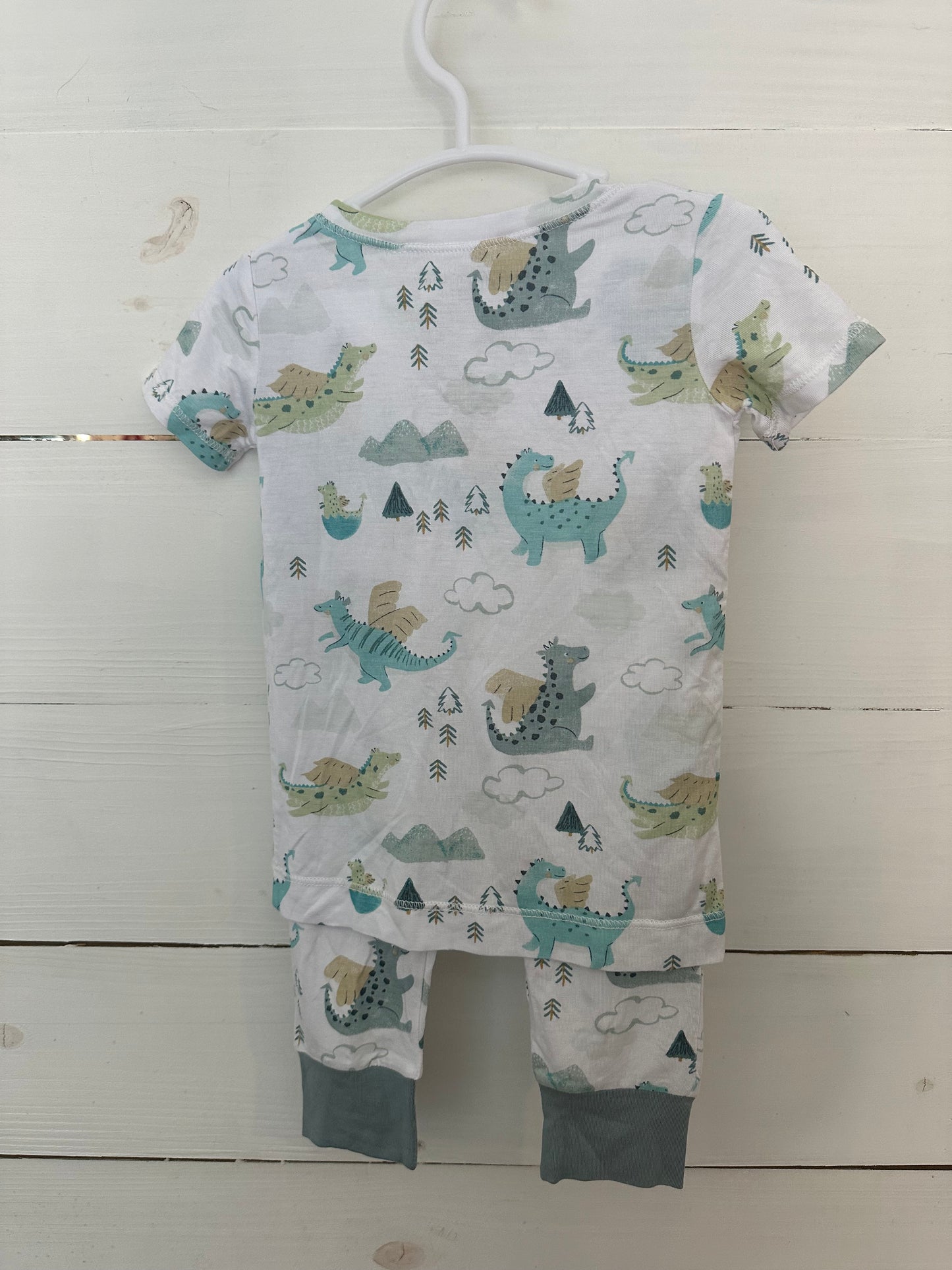 18-24M - NWOT Angel Dear Playful Dragon 2 Piece Jammie Set