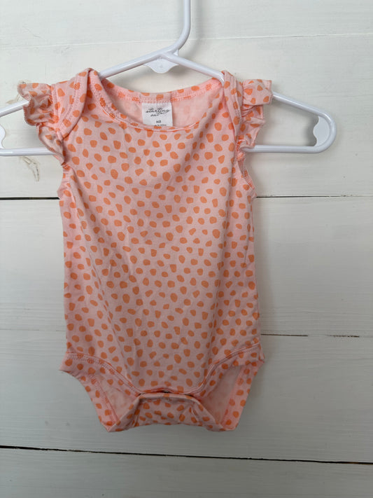 NB - Starting Out Pink Spotted Onesie