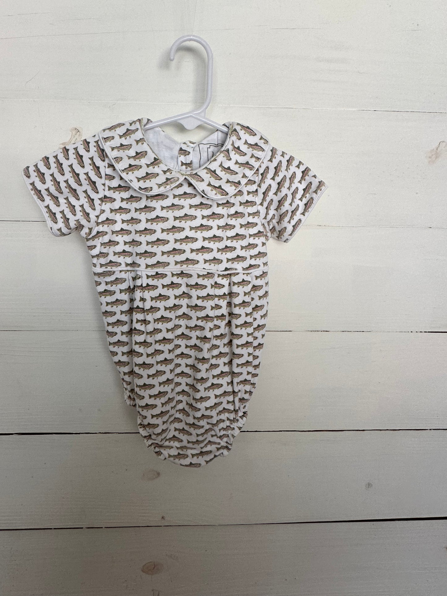 Lila & Hayes: Trout bubble with peter pan collar