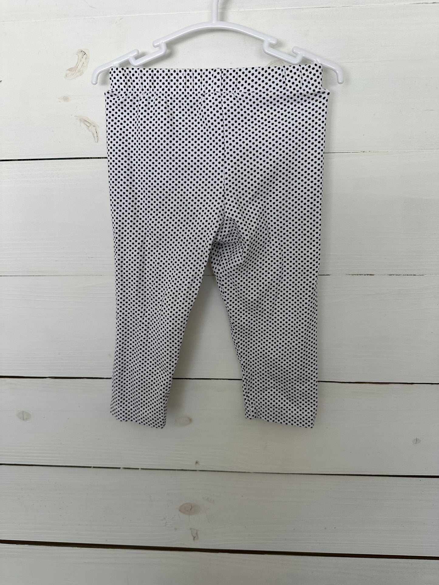18M - Wild Cats Blue Dress with Black and White Polka Dot Pants