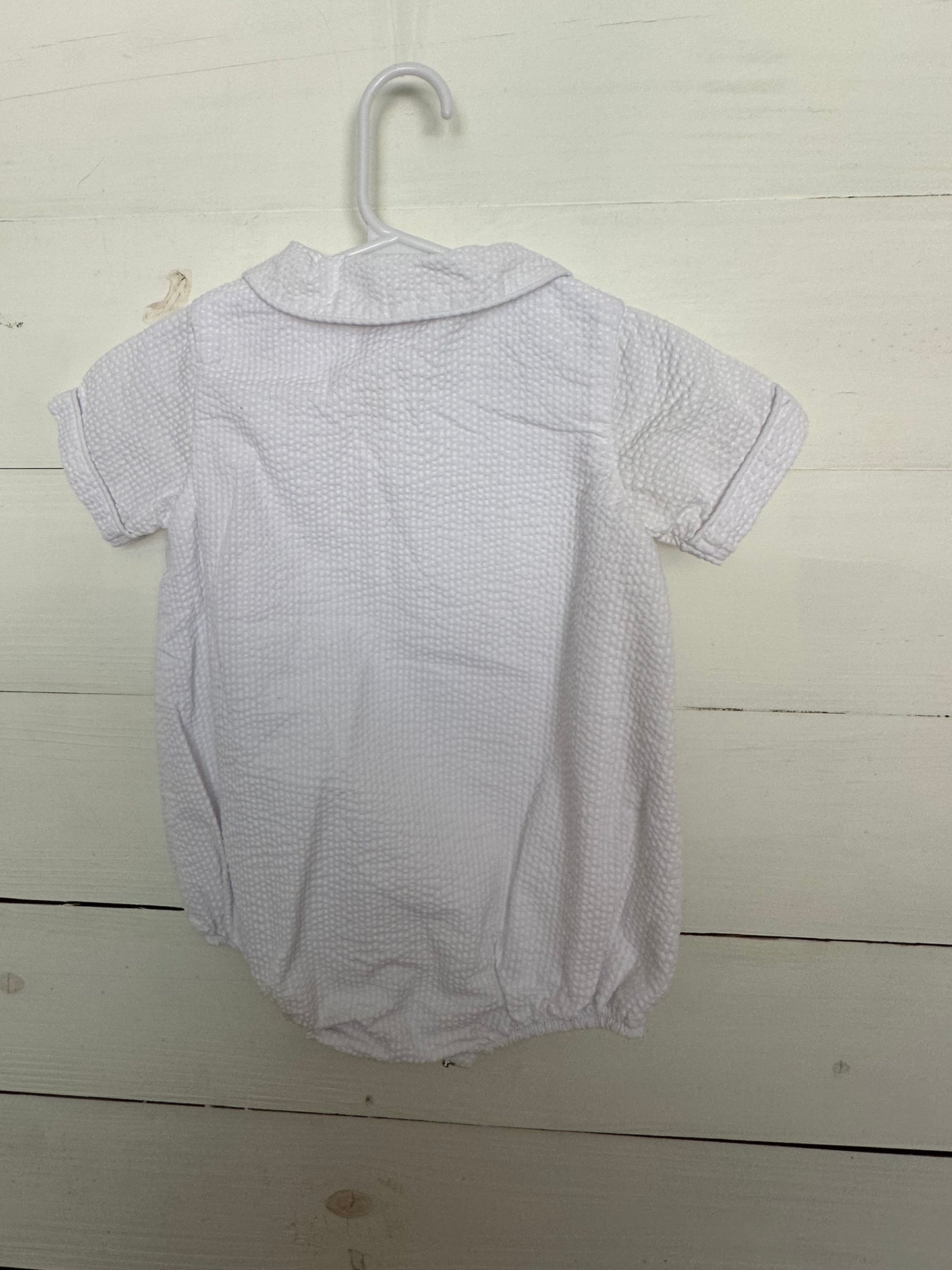 TBBC: White seersucker romper