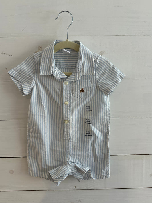 Gap Blue Stripe Romper
