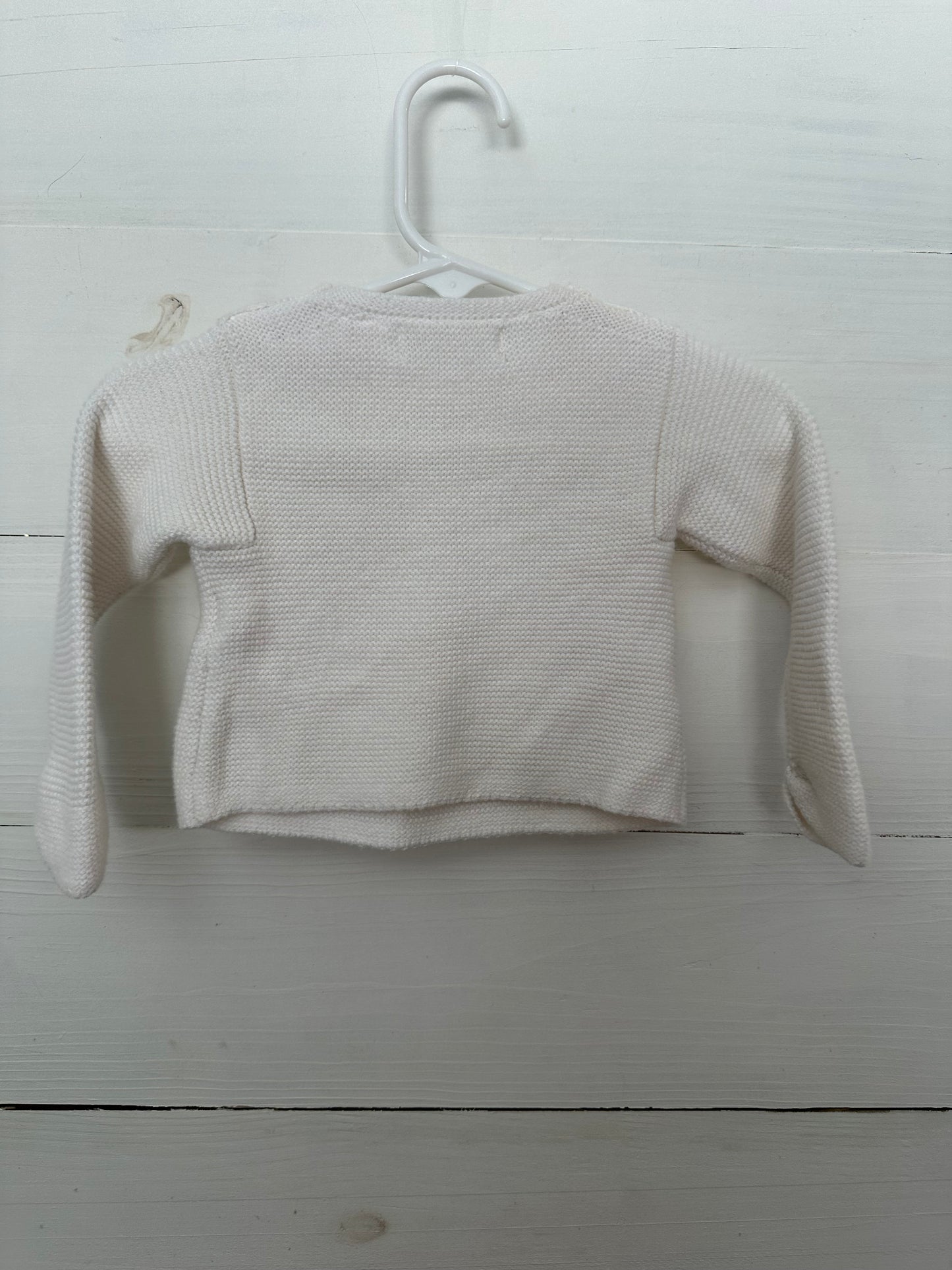 Zara Knit Sweater with Button Closure on Shoulder