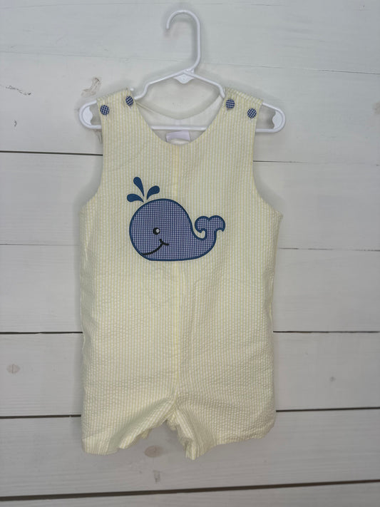 2T - Stitchy Fish Yellow Seer Sucker Whale Jon Jon