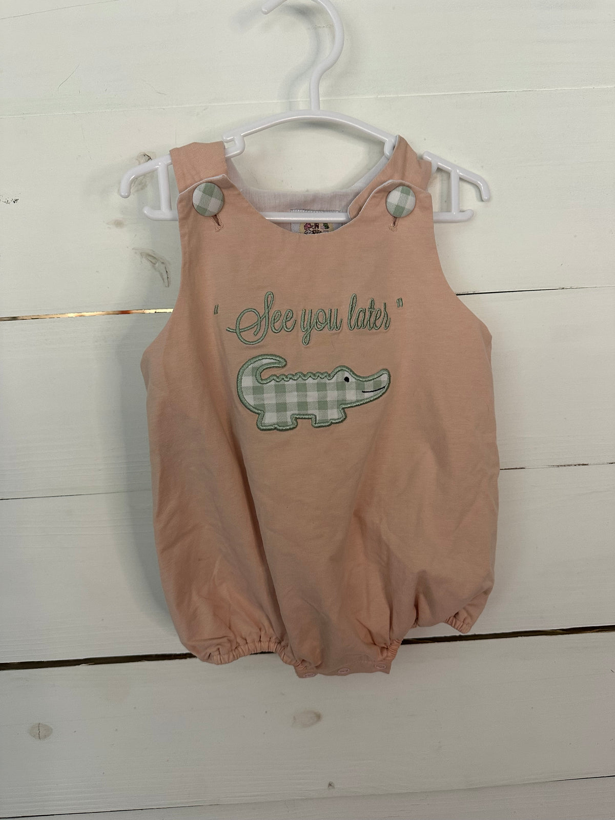 9M - Sweet E's Smocks - See you later alligator bubble