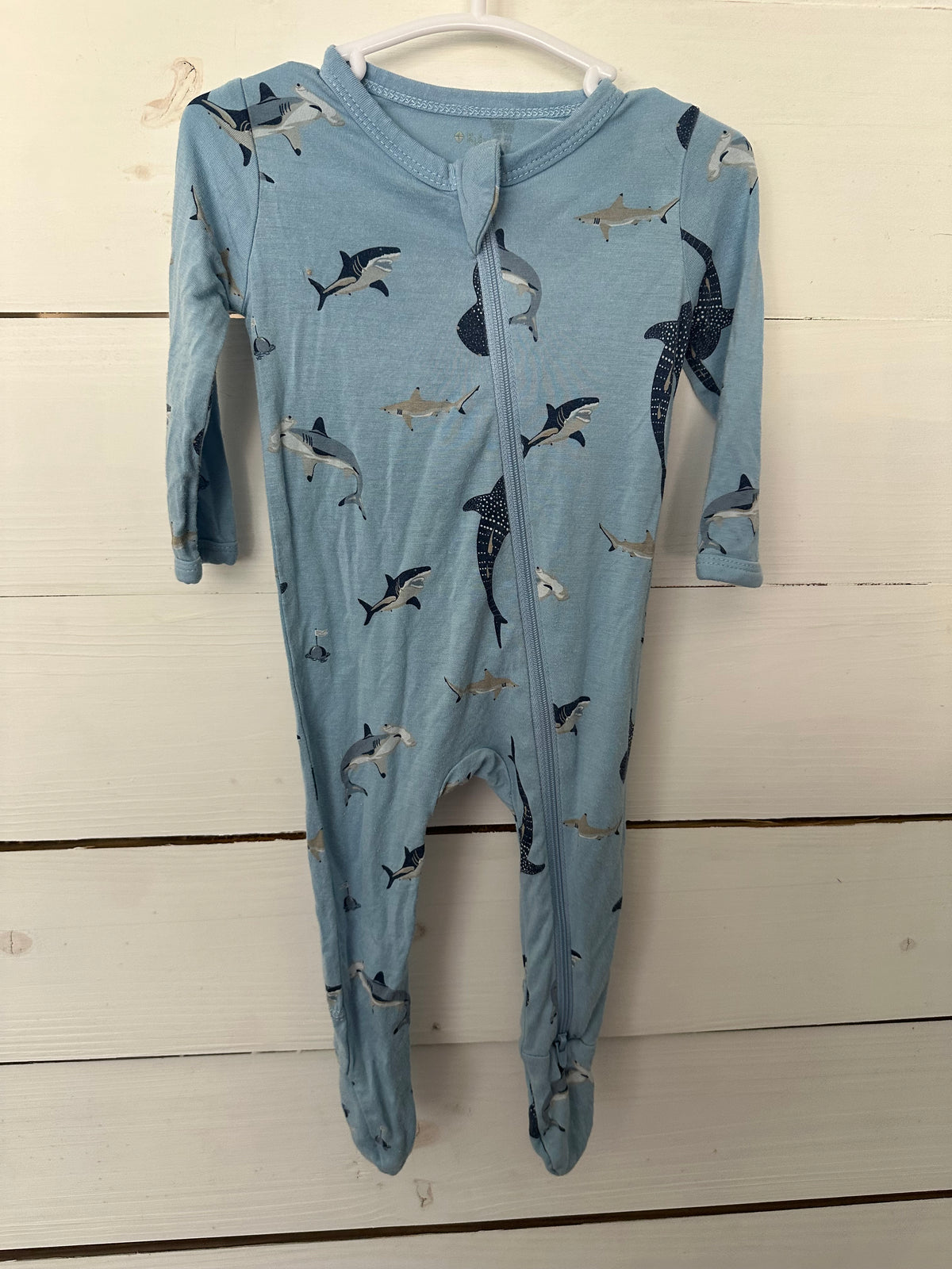 3-6M - Kyte Shark Jammies