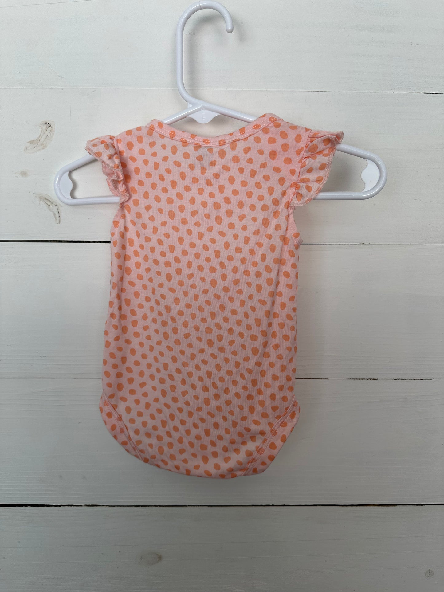 NB - Starting Out Pink Spotted Onesie