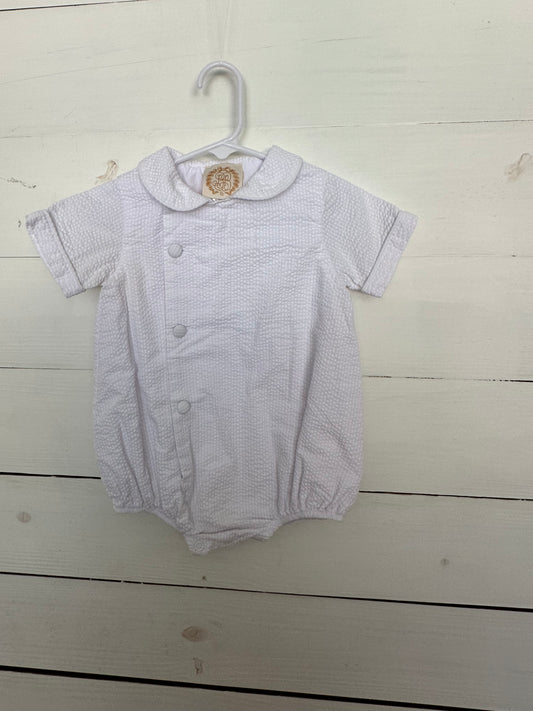TBBC: White seersucker romper