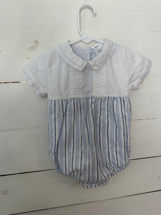 18M - Deolinda Baby Blue Striped Bubble
