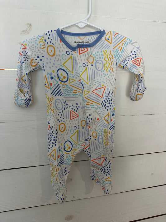 Newborn - Magnetic Me Shapes Pajamas