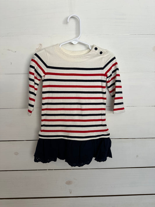 Ralph Lauren Striped Girls Dress