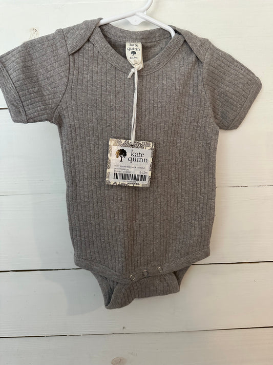 6-12M - NWT Kate Quinn Gray Onesie