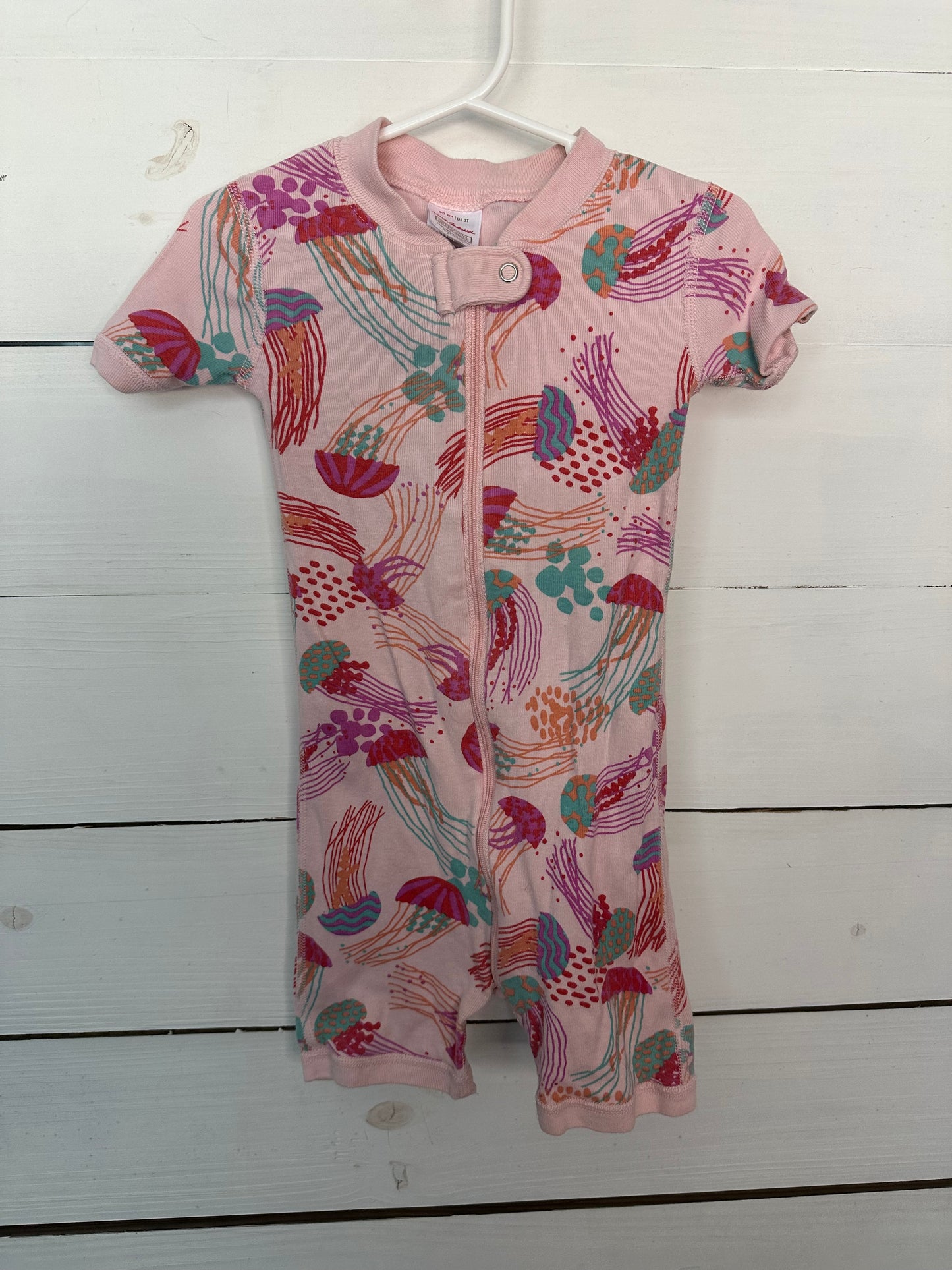 3T - Hanna Anderson Pink Jelly Fish Jammies
