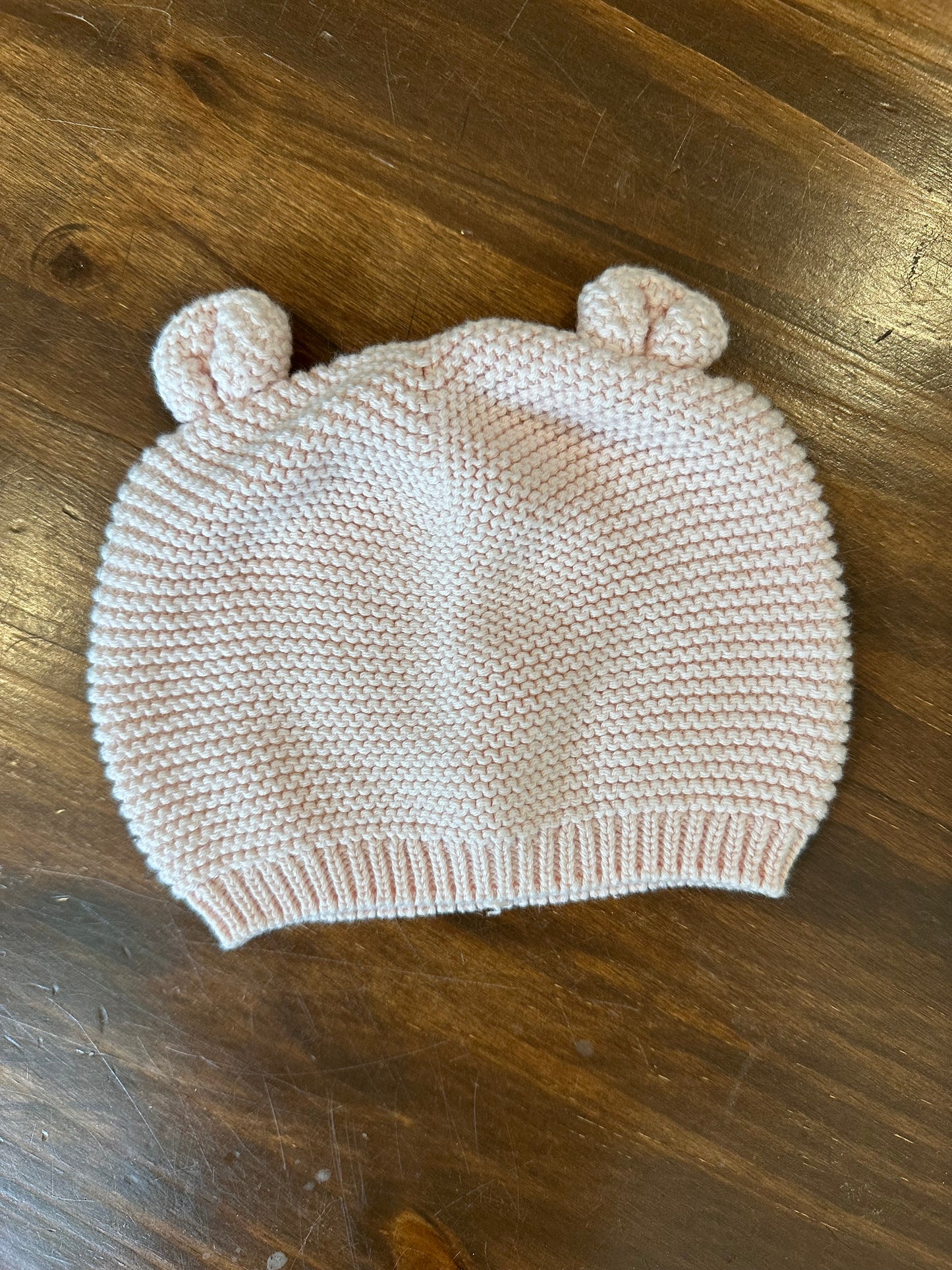 3/6 - Pink Knit Pants and Matching Hat - Baby Gap