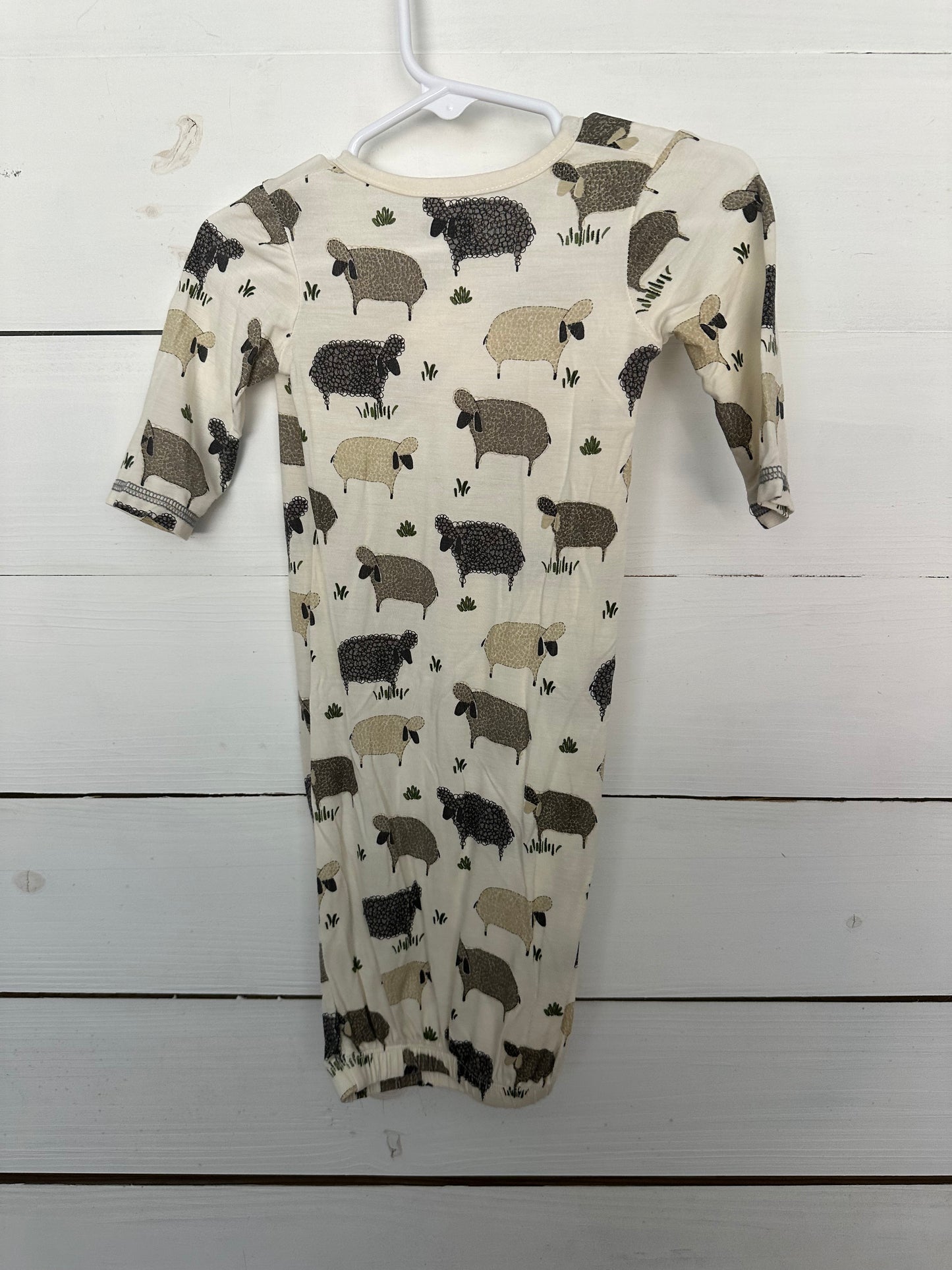 0-3M - Mud Pie Sheep Gown