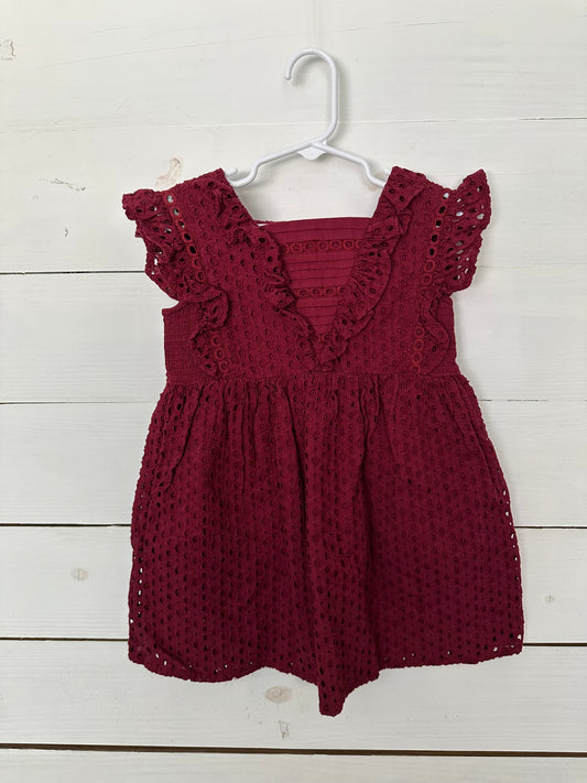 3T - Burgundy Baybala Dress