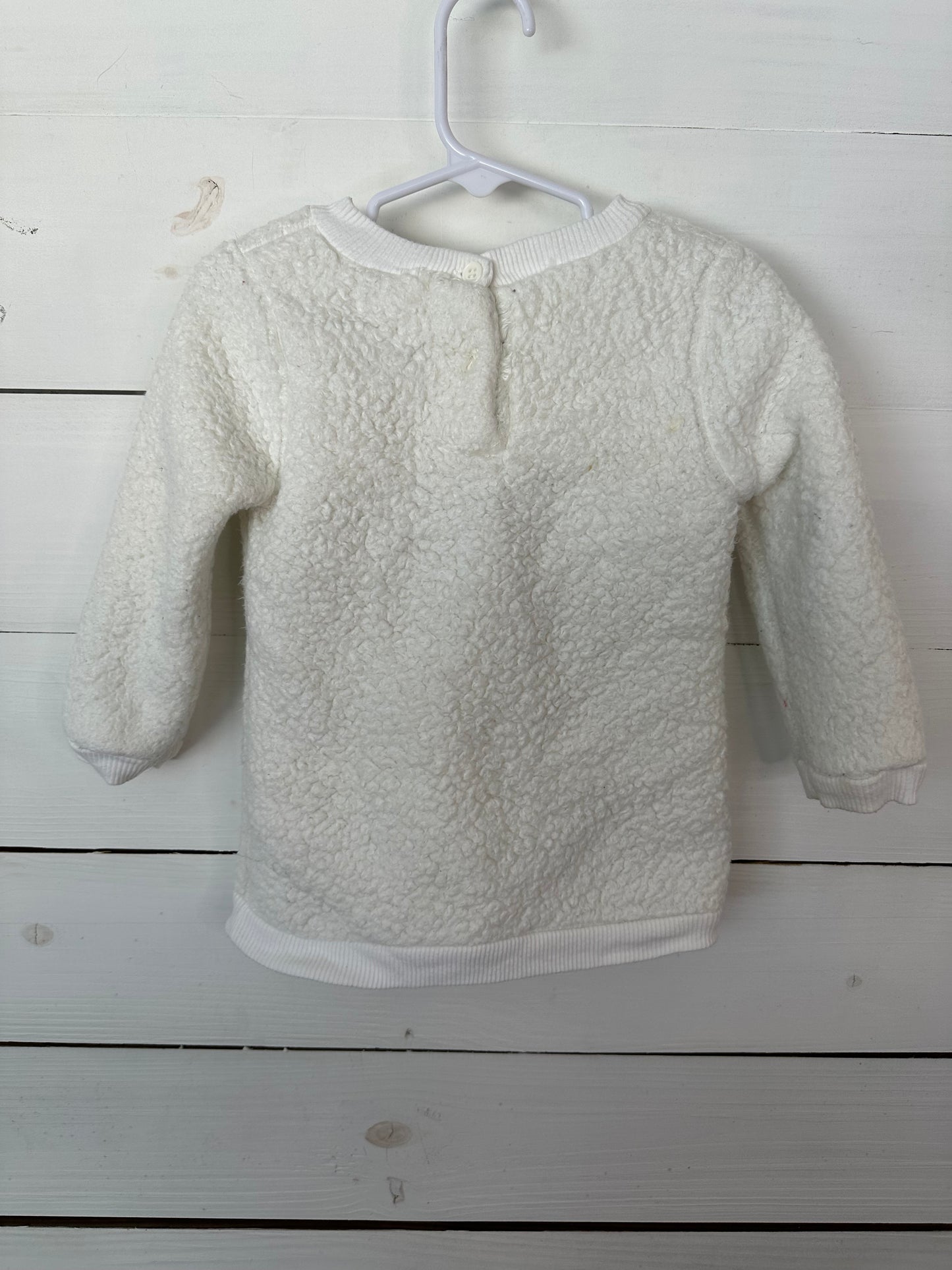2t - Little Lass Sherpa Pumpkin Sweatshirt with Pumpkin
