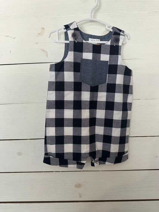 12-18M - Mud Pie NWT Gingham Jon Jon