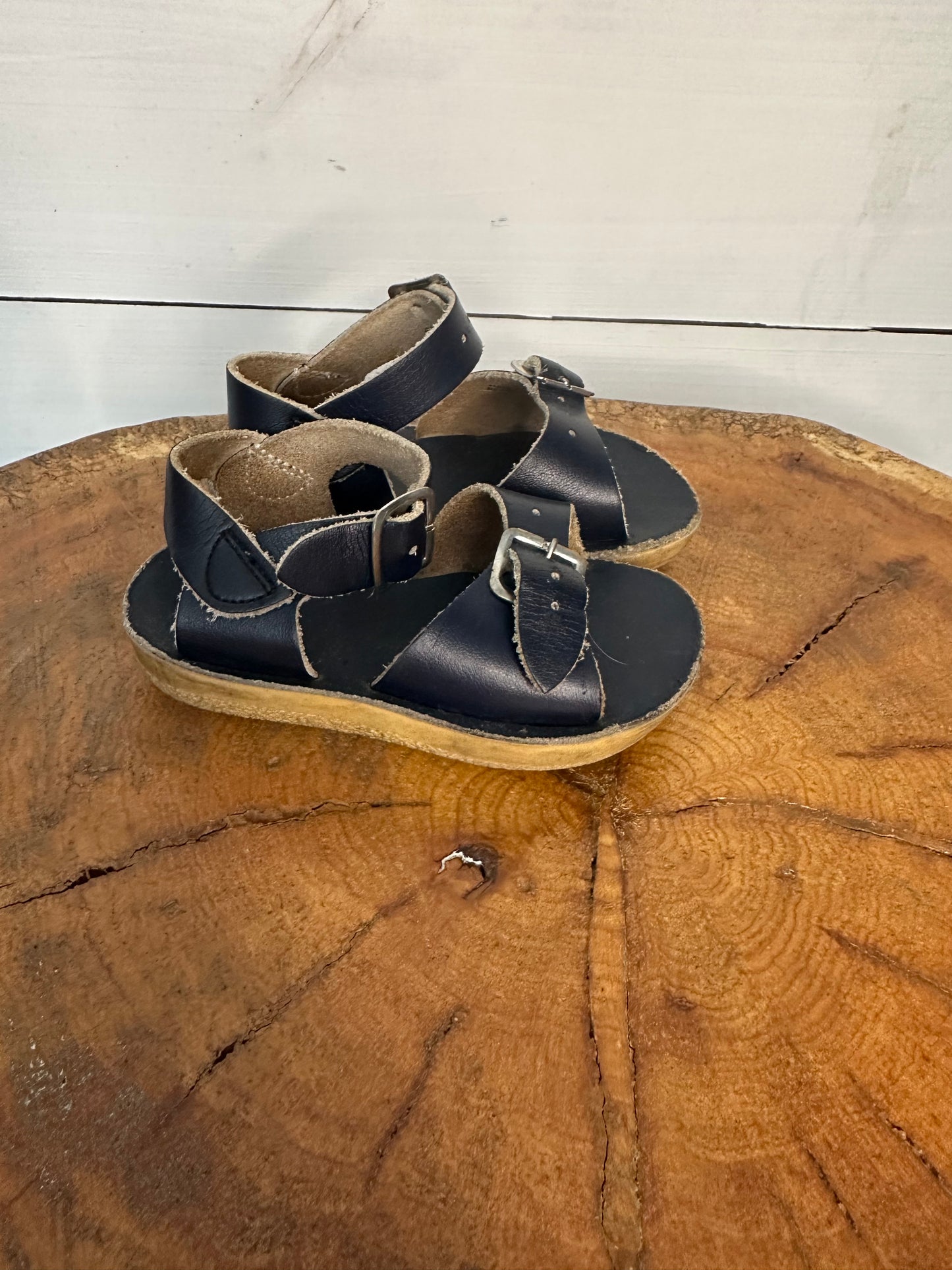 5- Sun-San Surfer Navy Blue Lether Sandal
