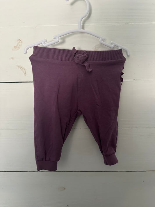 3-6M - Ruffle Butts Purple Pants with Ruffles on Bottom