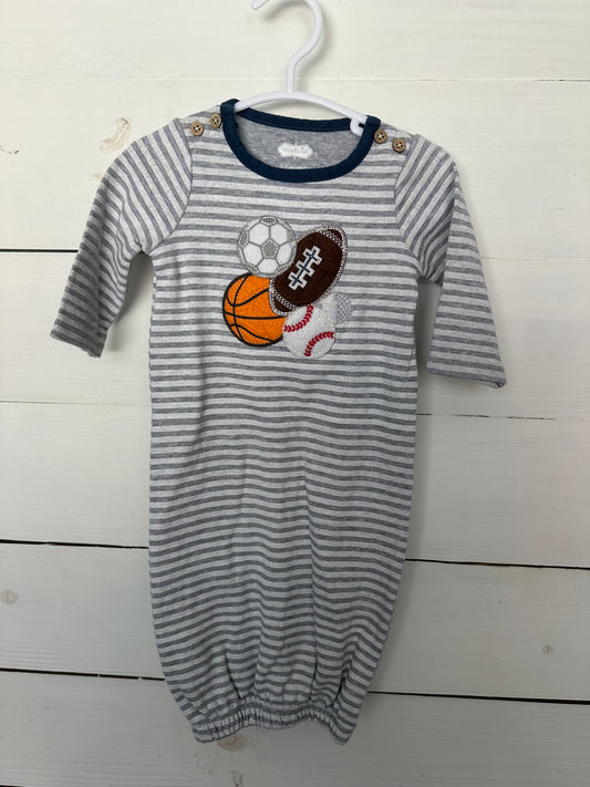 0-3M - Mud Pie Sports Gown