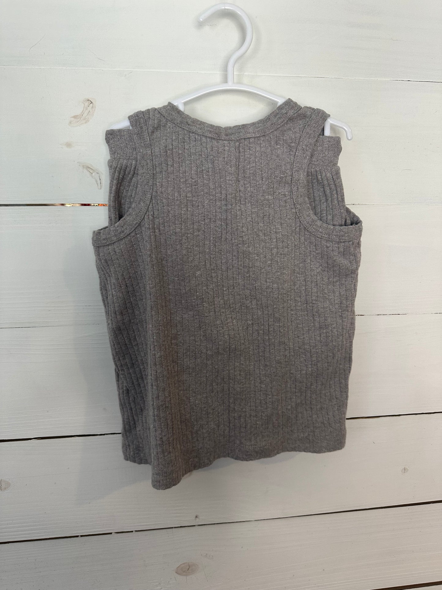 4T - Kate Quin Grey Ribbed Shorts & Matching Tank