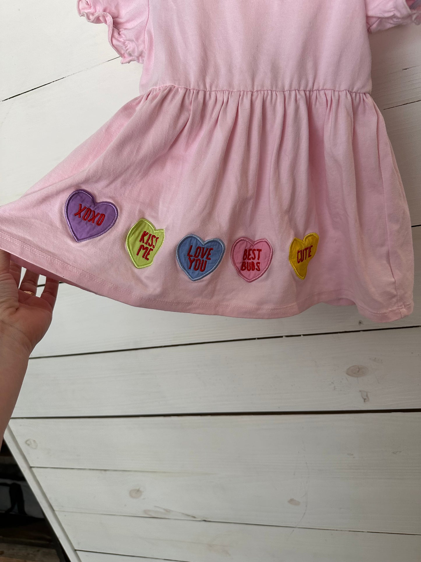 MK Clothing Designs - Pink Valentines Day Convo Hearts Shirt and Pants
