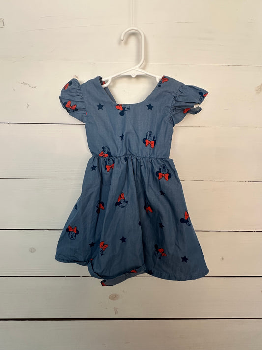 18M - Minnie Mouse Dress with Flutter Sleeve