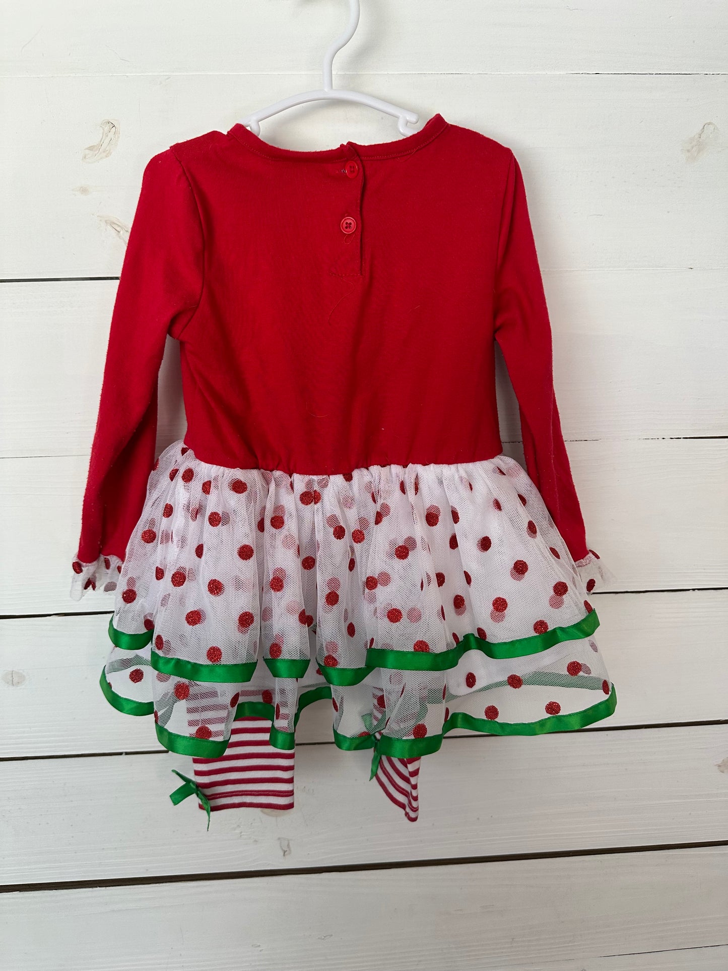 4T - Little Lass Christmas 2 Piece Outfit