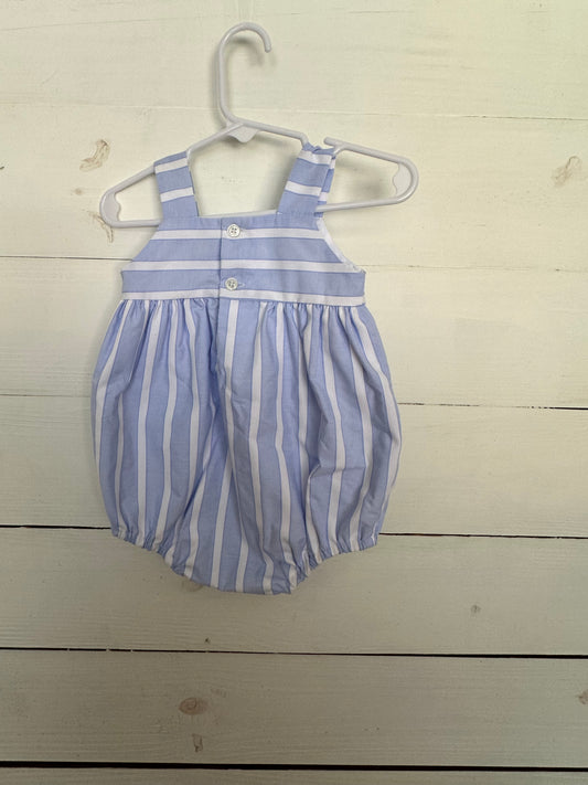 Dondolo: Baby blue striped bubble