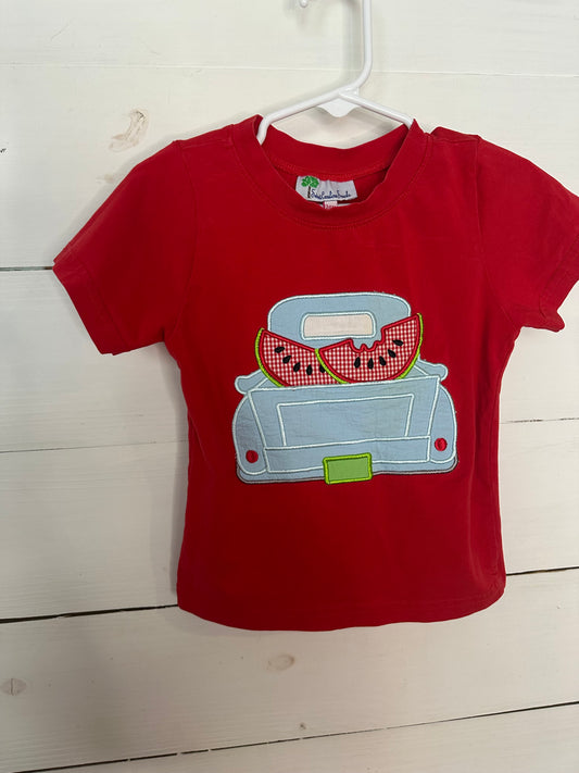 24M - Sweet Carolina Smocks Truck and Watermelon Tshirt