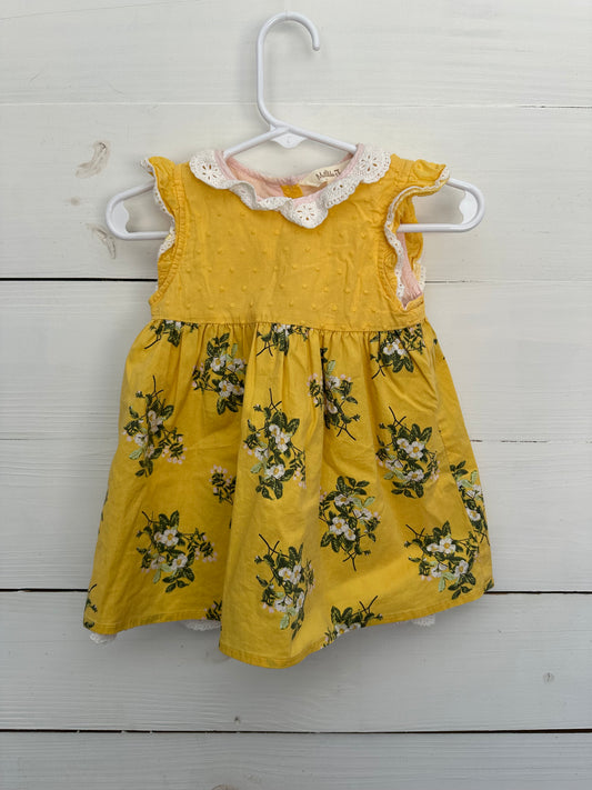 6/12M - Matilda Jane Yellow Dainty Flower Dress