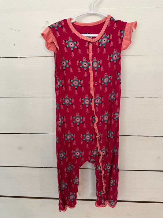 18-24m - Kickee Pants Pink Pinata Romper