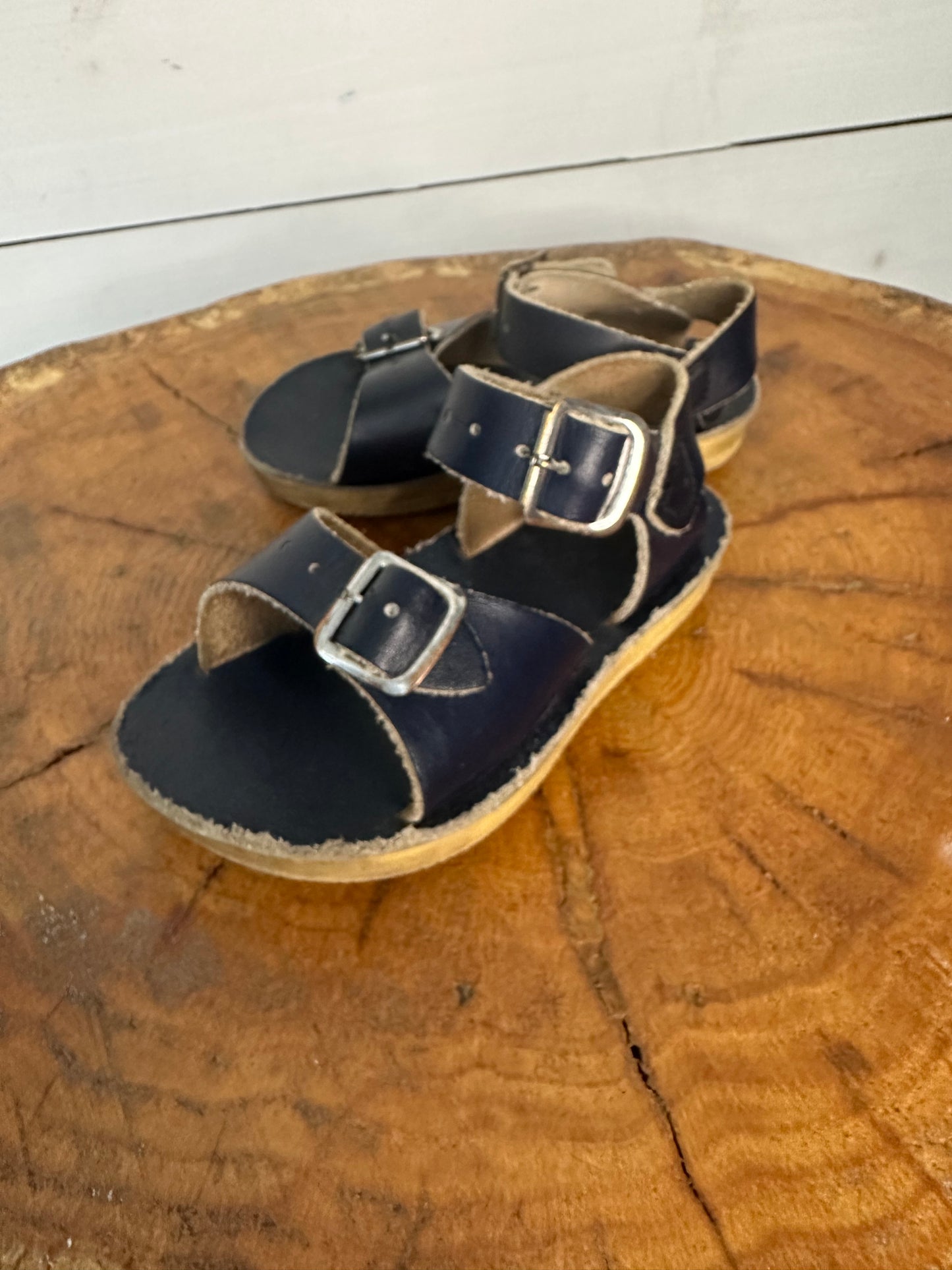 5- Sun-San Surfer Navy Blue Lether Sandal