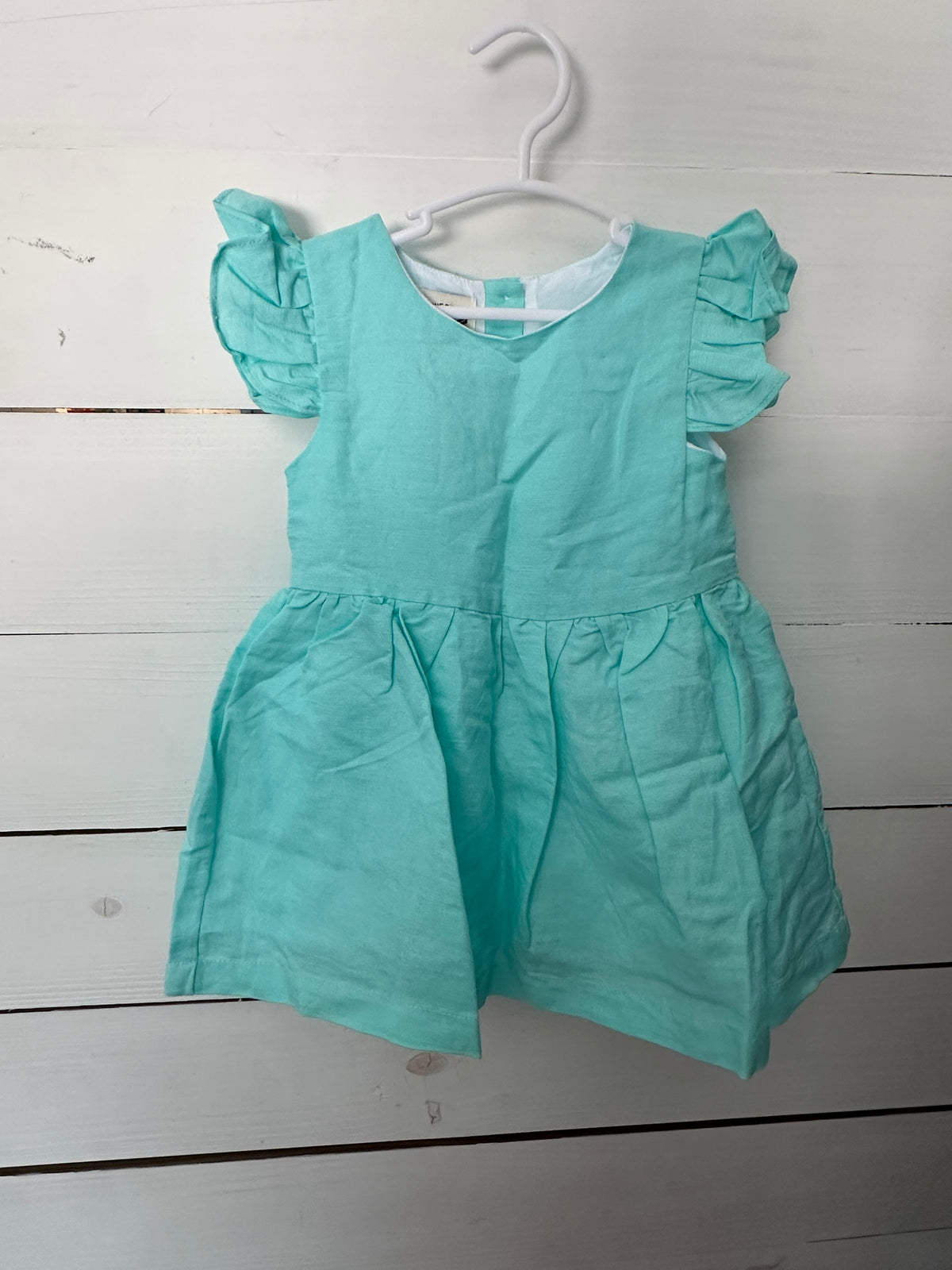24M - NWT The Oaks Apparel Mint 100% Linen Dress