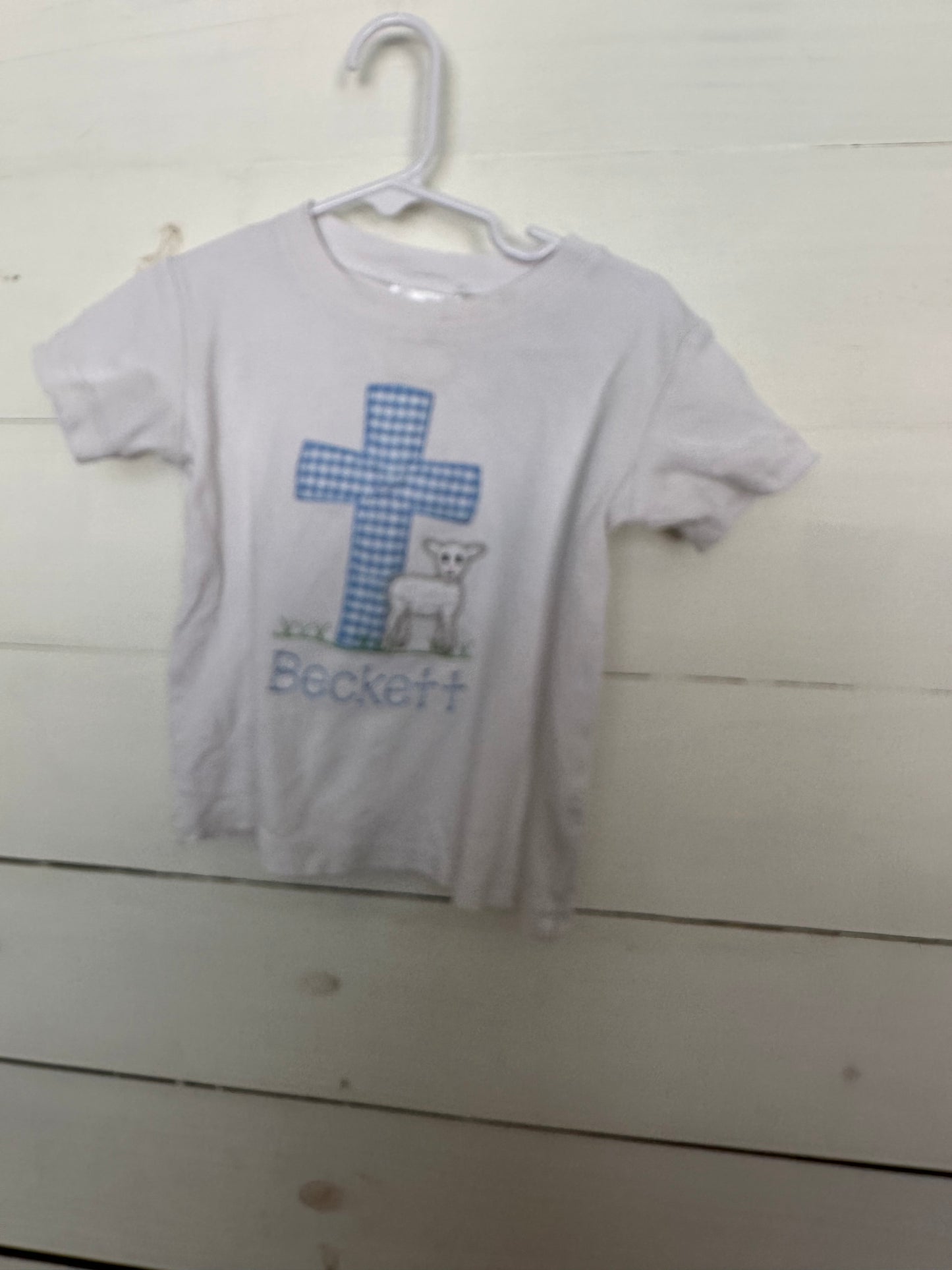 Beckett lamb &amp; cross t-shirt