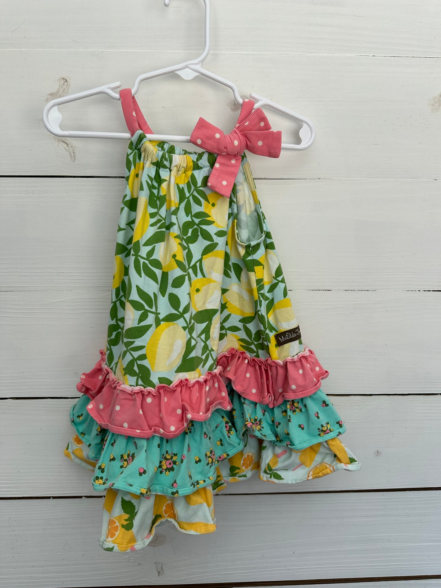 2T - Matilda Jane Lemon and Ruffles Dress