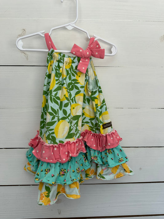2T - Matilda Jane Lemon and Ruffles Dress