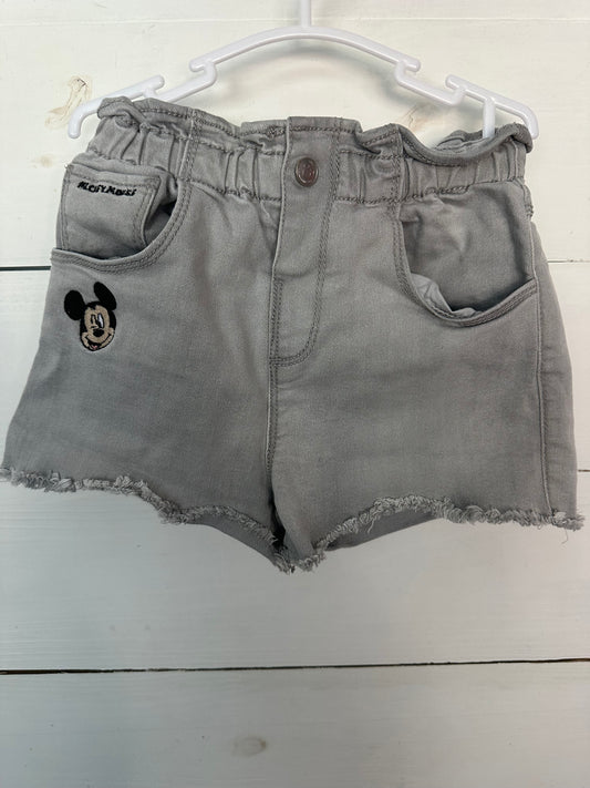 3-4T - Zara Mickey Mouse Shorts