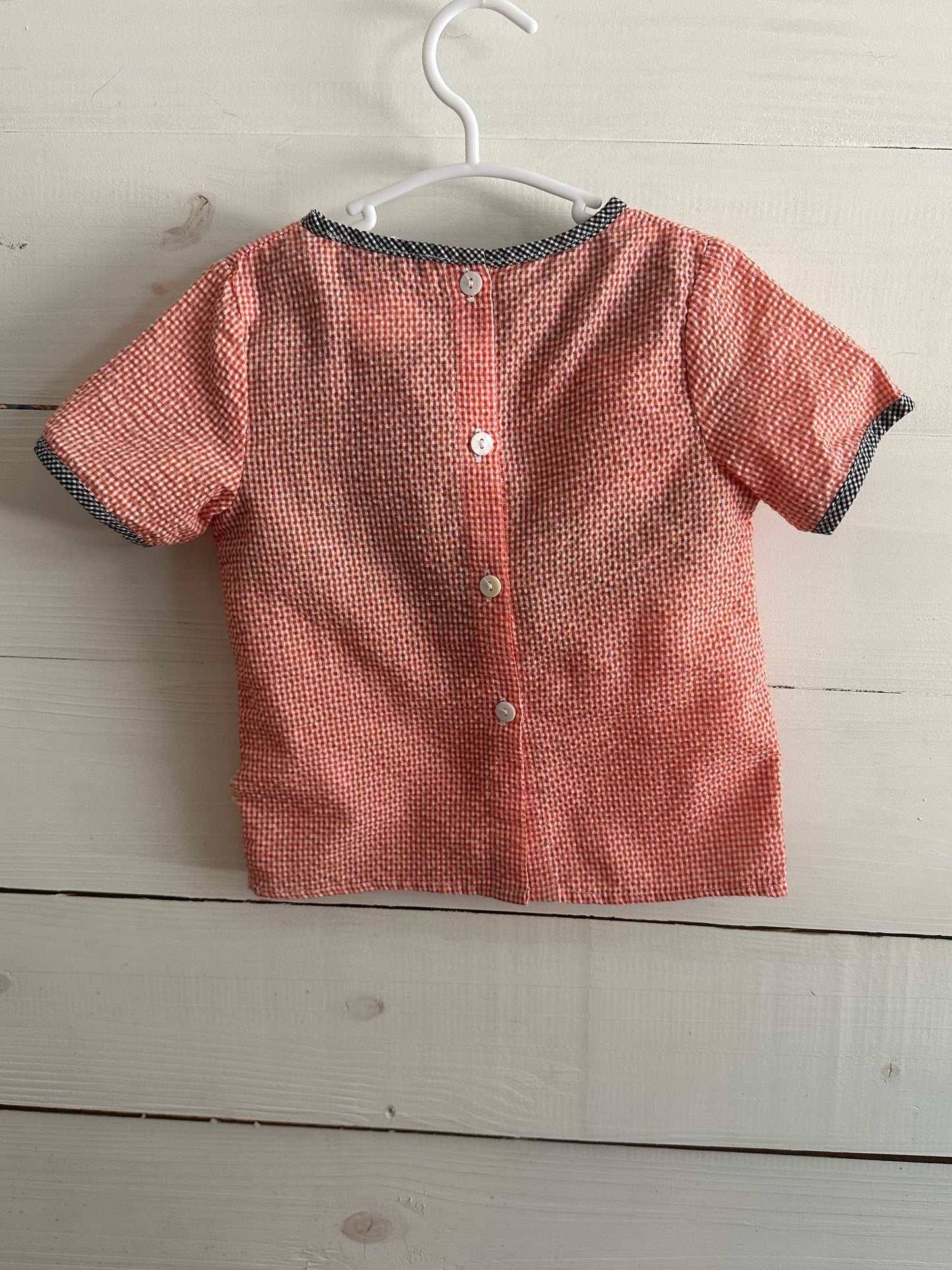 24m - Southern Darlin' Smocks - Pumpkin 2 Piece Set