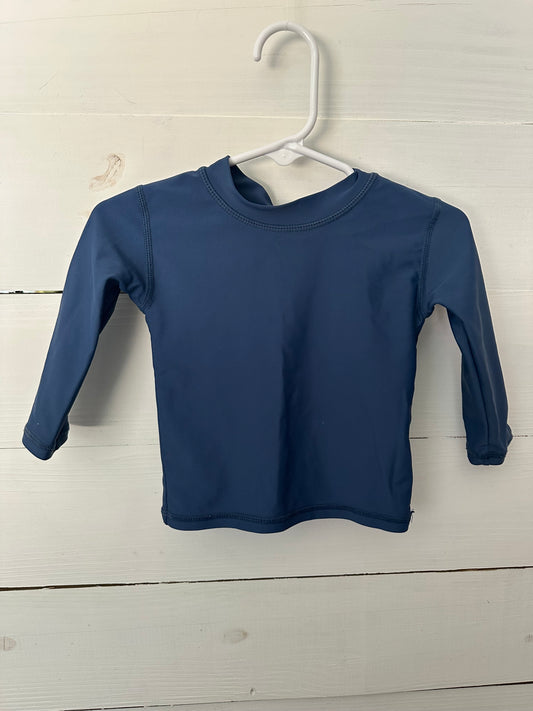 6-12M - Rugged Butts Navy Blue Rash Guard