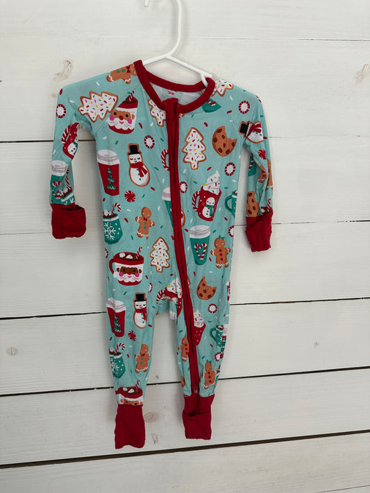 3-6M - Little Sleepies Christmas Jammies