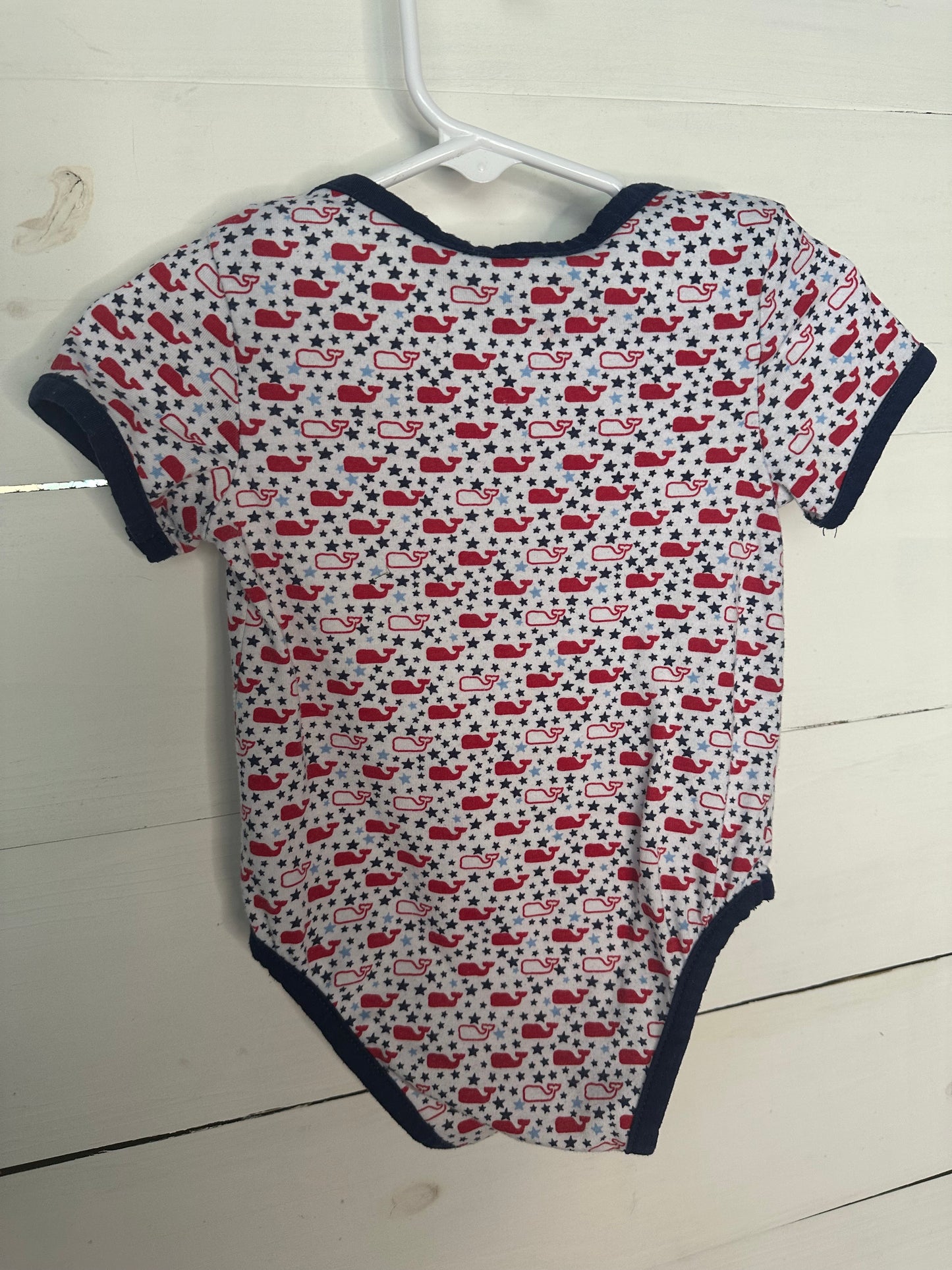 3-6M - Vineyard Vines Red, White, & Blue Onesie