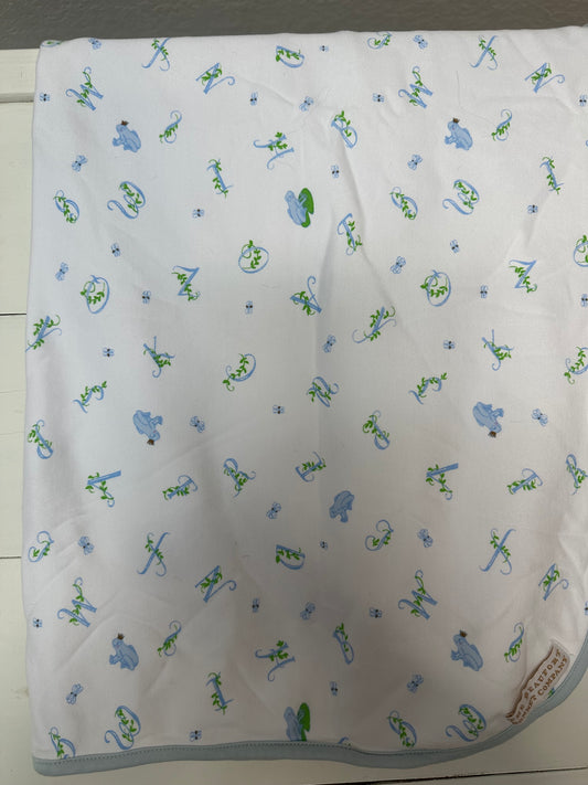 TBBC Receiving Blanket - Prince Charming Frog and Alphabet