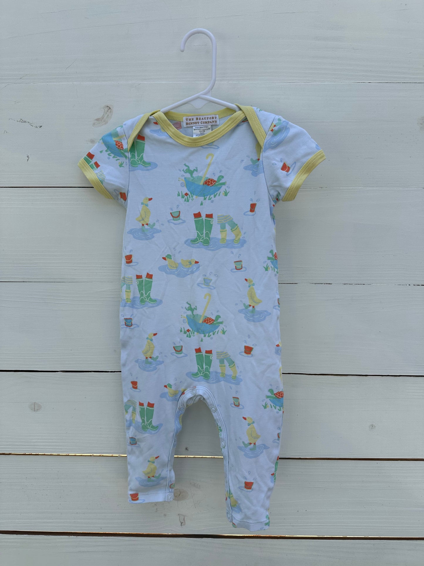 12/18m - TBBC Walt Warm Onesie - Play in the puddles